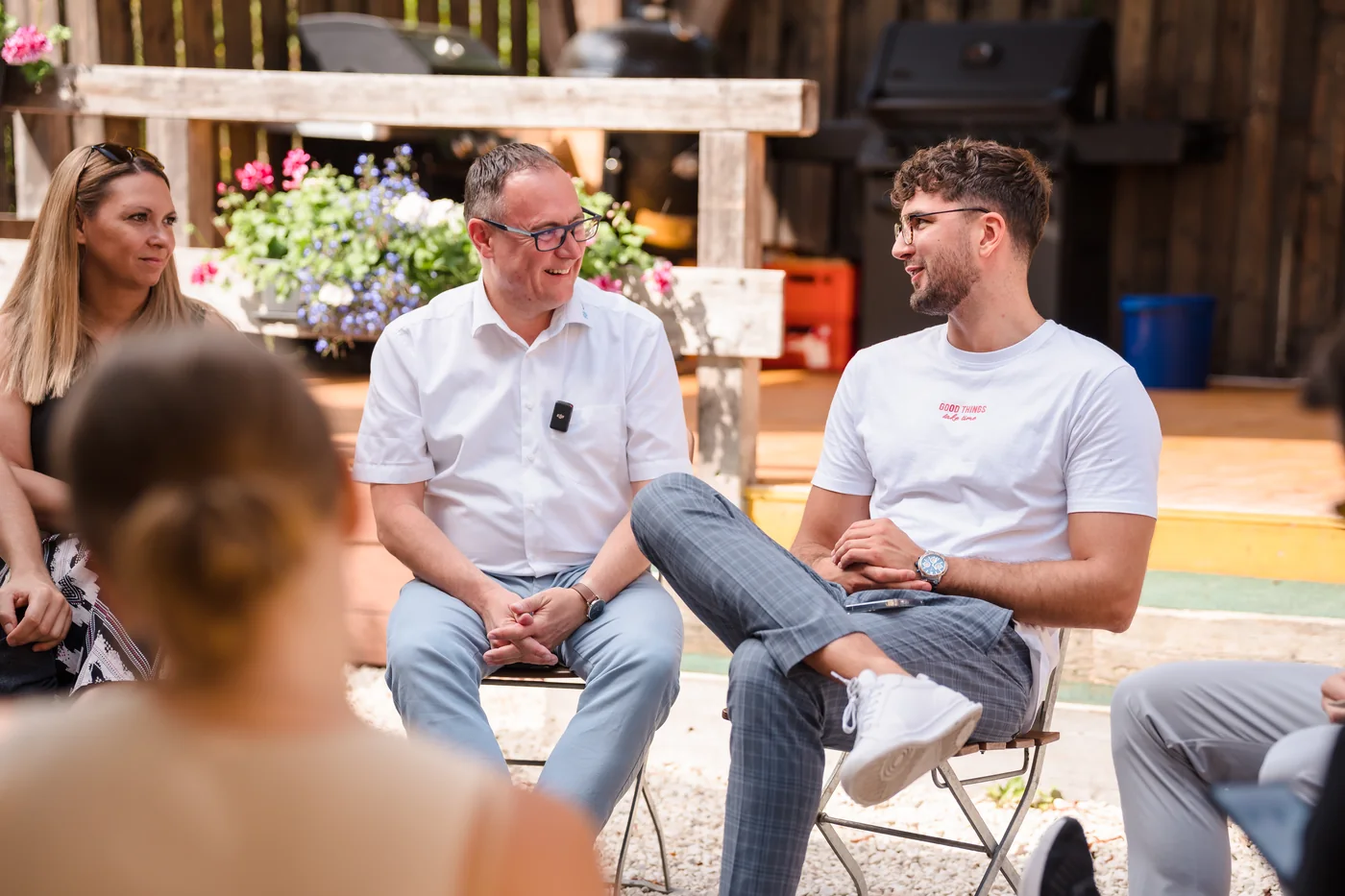 Austausch auf Augenhöhe bei einem MasterMind-Event